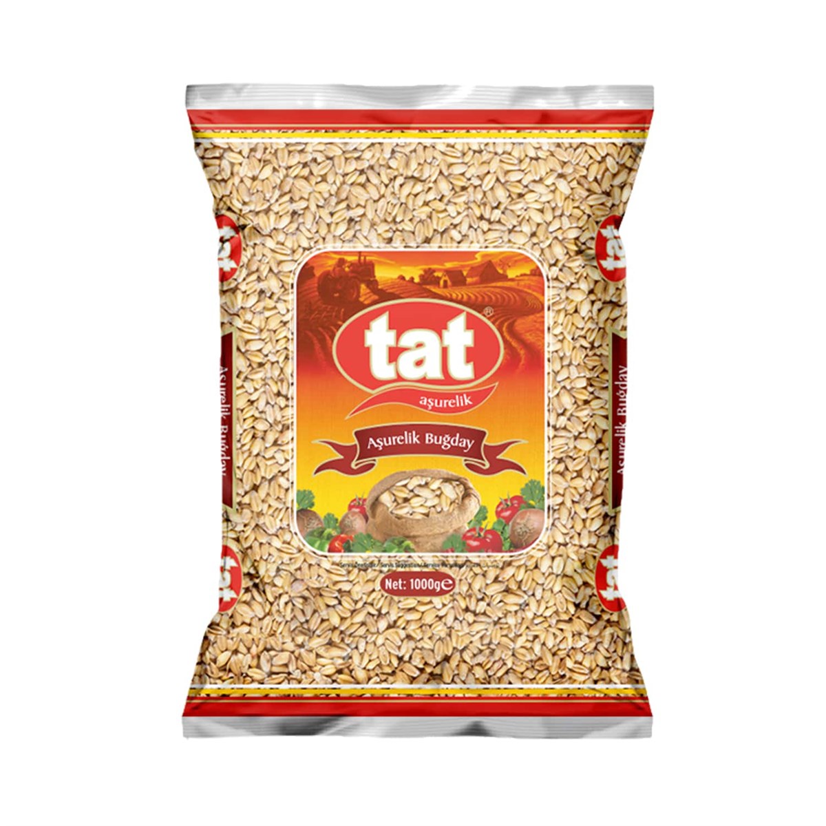 Tat Asurelik Bugday / Shelled Wheat  1 Kg