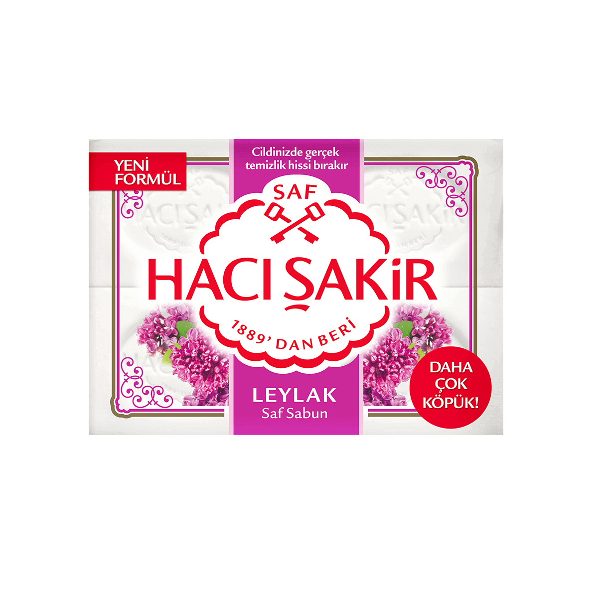 Haci Sakir  Bath Soap Lilac 4pk
