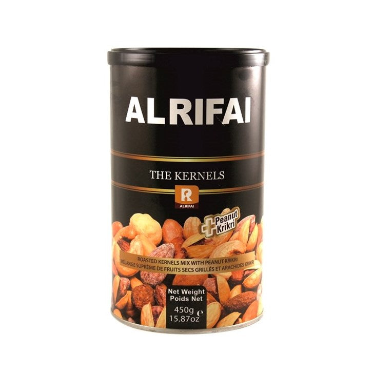 Al Rifai  Mix Kernels & Peanut Krikri Tin 450gr