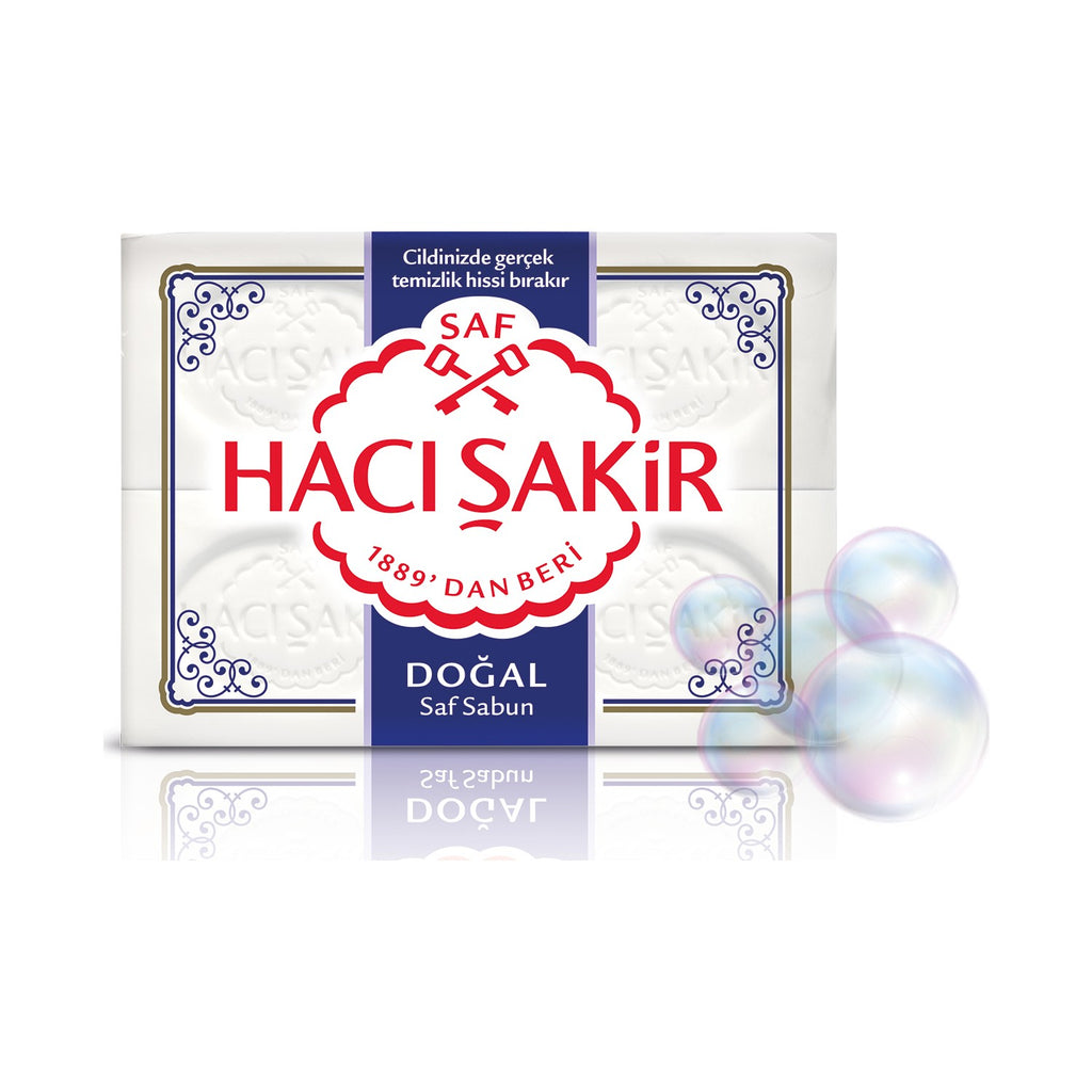Haci Sakir Bath Soap Natural 4pk