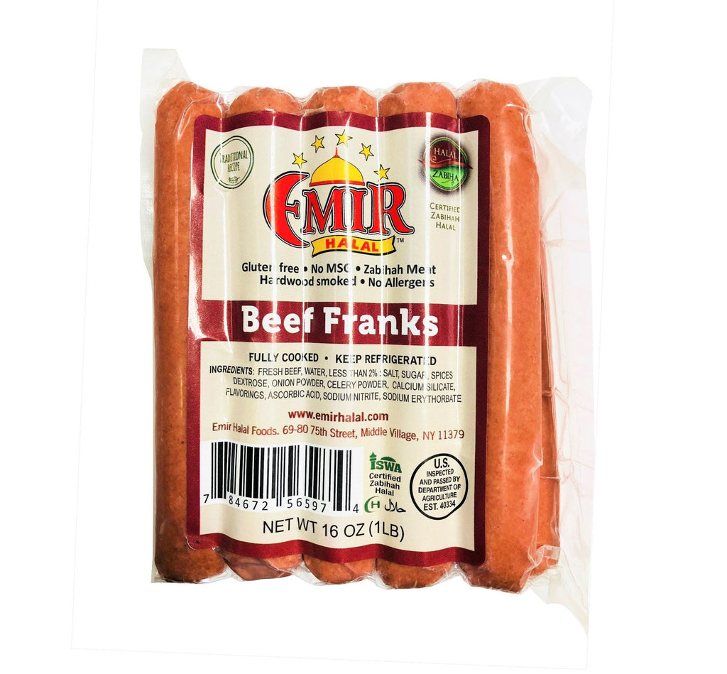 Emir Halal Food Beef Franks 1lbs
