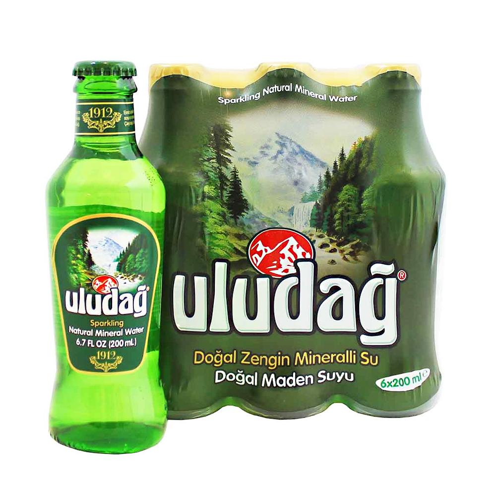 Uludag Mineral Water 200ml Glass 6pcs