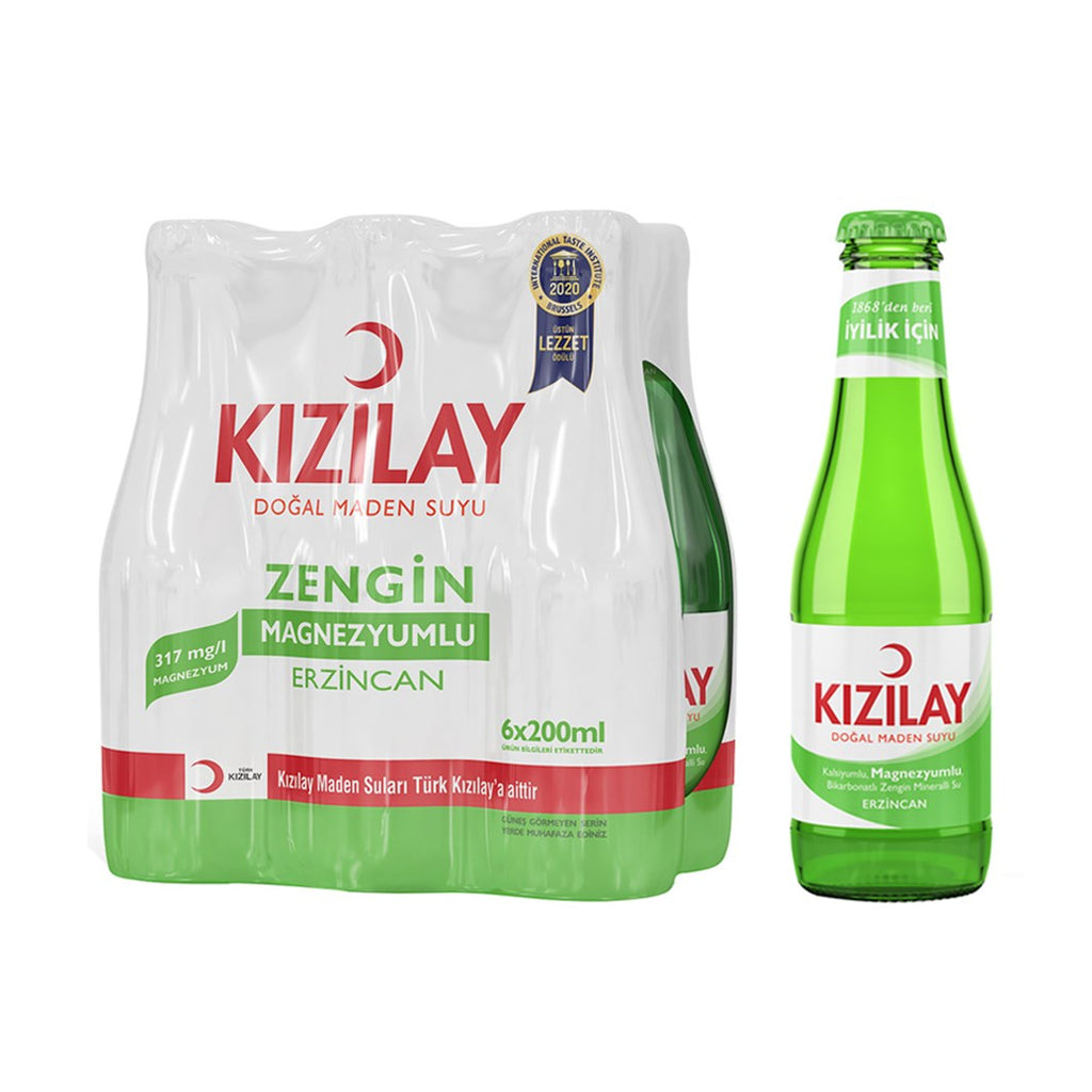 Kizilay Plain Mineral Water 6x 200 cc
