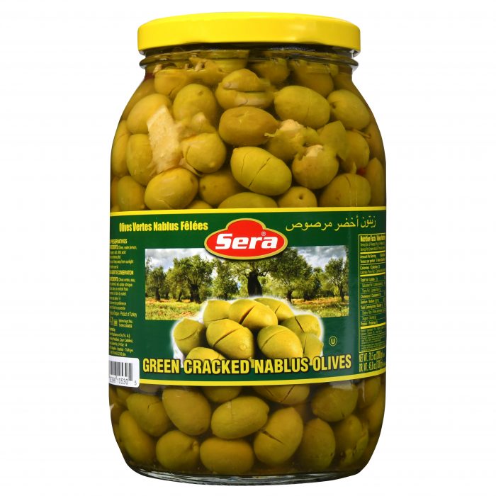 Sera Green Cracked Olives Nablus 2kg