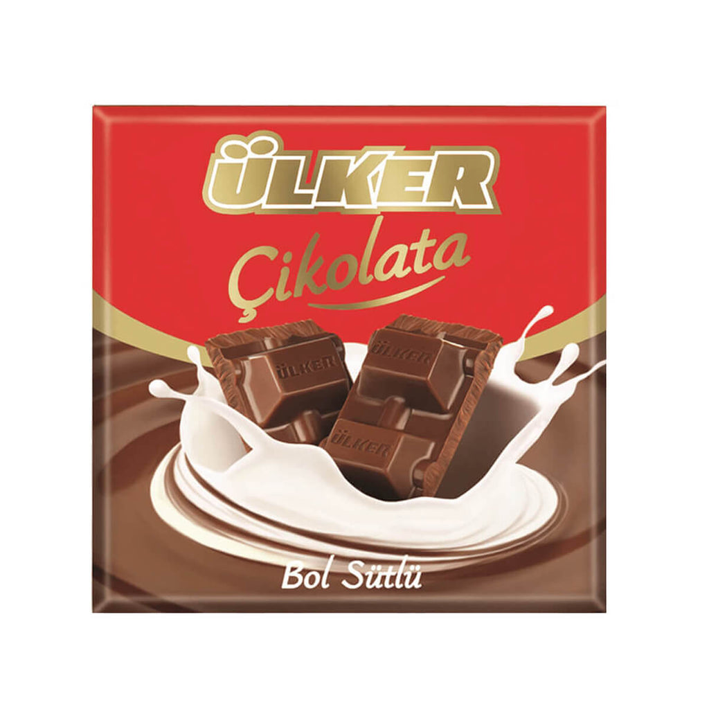Ulker Milk Chocolate Bars 60gr 6 Pcs